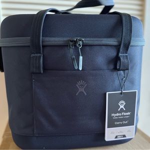 Hydroflask 20L Carry Out Soft Cooler Blackberry - NWT black NIB New